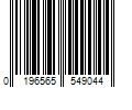 Barcode Image for UPC code 0196565549044. Product Name: HOKA Men's Clifton 9 Running Shoes, Ice Water
