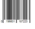 Barcode Image for UPC code 0196601187223