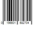 Barcode Image for UPC code 0196601682704