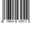 Barcode Image for UPC code 0196604439510