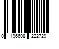 Barcode Image for UPC code 0196608222729