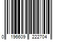 Barcode Image for UPC code 0196609222704