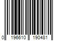 Barcode Image for UPC code 0196610190481