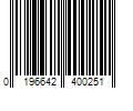 Barcode Image for UPC code 0196642400251