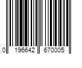 Barcode Image for UPC code 0196642670005