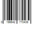 Barcode Image for UPC code 0196642770439