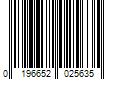 Barcode Image for UPC code 0196652025635