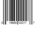 Barcode Image for UPC code 019669000177