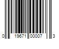 Barcode Image for UPC code 019671000073