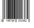 Barcode Image for UPC code 0196786000362