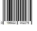 Barcode Image for UPC code 0196822002275