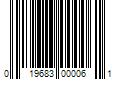 Barcode Image for UPC code 019683000061