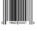 Barcode Image for UPC code 019683000078