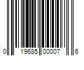 Barcode Image for UPC code 019685000076