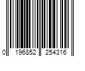 Barcode Image for UPC code 0196852254316