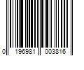 Barcode Image for UPC code 0196981003816