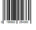 Barcode Image for UPC code 0196983254360