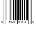 Barcode Image for UPC code 019700000043