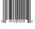 Barcode Image for UPC code 019700000050