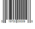 Barcode Image for UPC code 019700000098