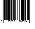 Barcode Image for UPC code 0197005362704