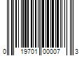 Barcode Image for UPC code 019701000073