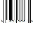 Barcode Image for UPC code 019711000070