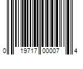 Barcode Image for UPC code 019717000074