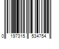 Barcode Image for UPC code 0197315534754