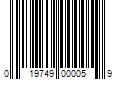 Barcode Image for UPC code 019749000059