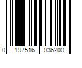 Barcode Image for UPC code 0197516036200