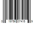 Barcode Image for UPC code 019756074159