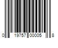 Barcode Image for UPC code 019757000058