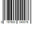 Barcode Image for UPC code 0197600040076