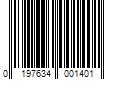 Barcode Image for UPC code 0197634001401