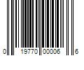 Barcode Image for UPC code 019770000066