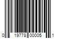 Barcode Image for UPC code 019778000051