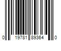 Barcode Image for UPC code 019781893640