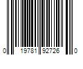 Barcode Image for UPC code 019781927260