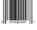 Barcode Image for UPC code 019783000077