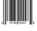 Barcode Image for UPC code 019785000075