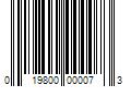 Barcode Image for UPC code 019800000073