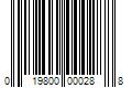 Barcode Image for UPC code 019800000288