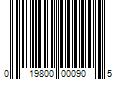 Barcode Image for UPC code 019800000905