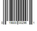 Barcode Image for UPC code 019800002961