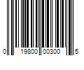 Barcode Image for UPC code 019800003005