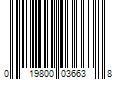 Barcode Image for UPC code 019800036638