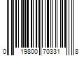 Barcode Image for UPC code 019800703318