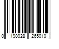 Barcode Image for UPC code 0198028265010