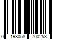 Barcode Image for UPC code 0198058700253